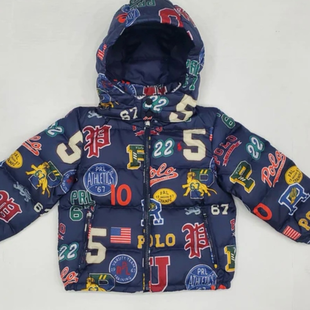 Polo by Ralph Lauren  Kids Allover Logo Down Jacket